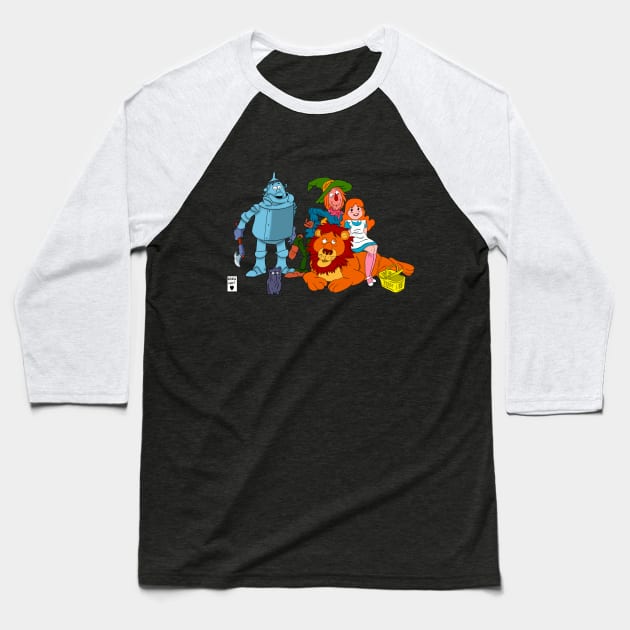 El Mago de OZ Baseball T-Shirt by kakunat